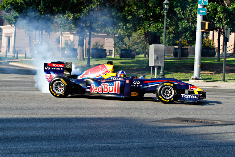 Illustration for article titled Red Bull Austin F1 David Coulthard Texas
